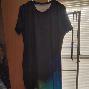XL Black Ombre Dress